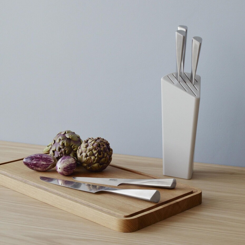 Santoku nůž TRIGONO 18 cm, stříbrná, nerezová ocel, Stelton - main (2)