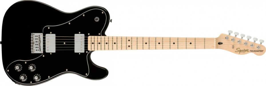 Fender Squier Affinity Series Telecaster Deluxe - Black - main (0)