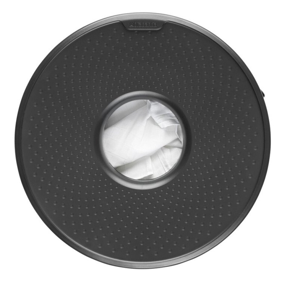 Koš na prádlo 60 l, s plastovým víkem, bílá, Brabantia - main (2)