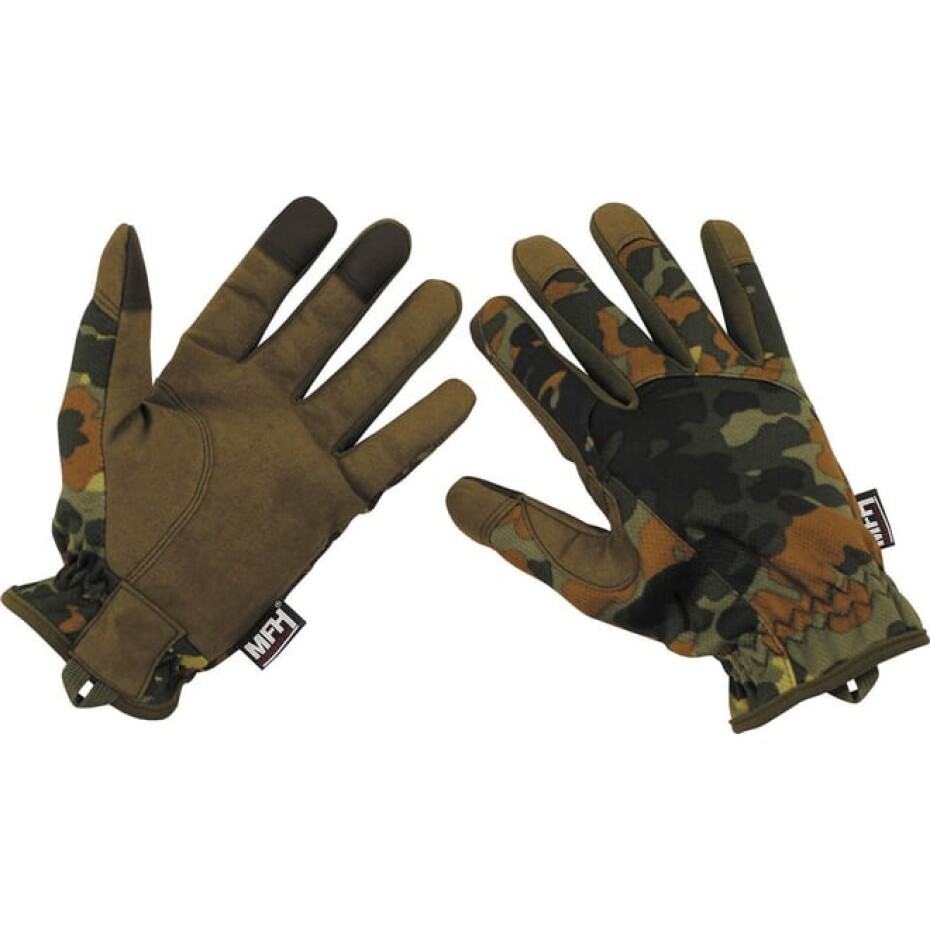 Rukavice taktické prstové flecktarn XL - main (0)