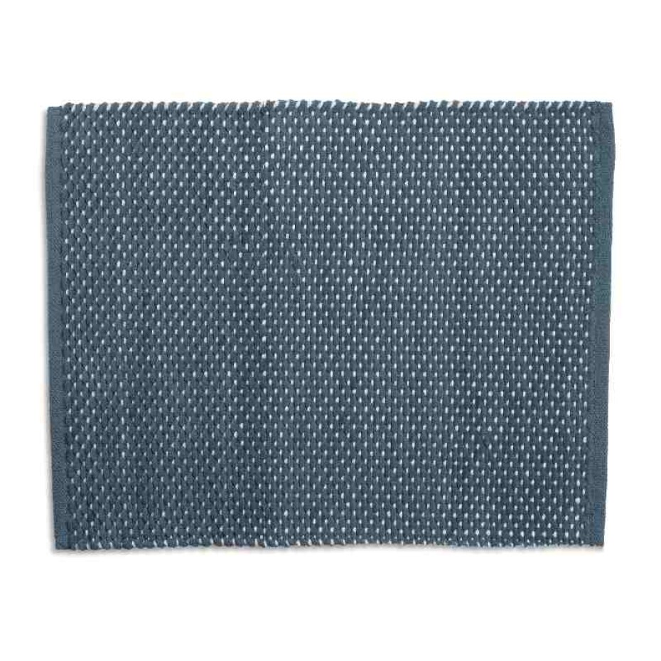 KELA Koupelnová předložka Miu směs bavlna/polyester kouřově modrá 65,0x55,0x1,0cm KL-24728 - main (0)