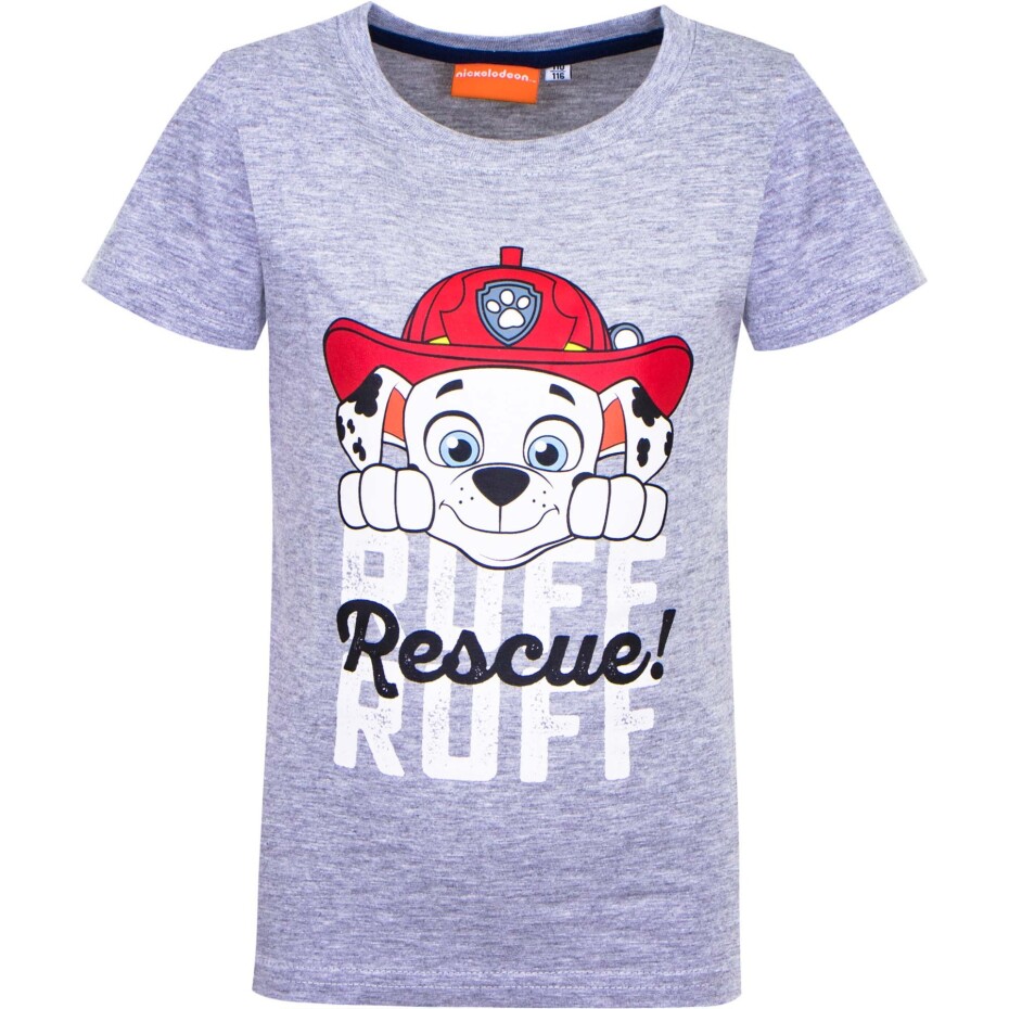 Paw Patrol - Tlapková patrola -Licence Chlapecké triko - Paw Patrol PA35681 , šedá Barva: Světle šedý melír, Velikost: 92 - main (0)