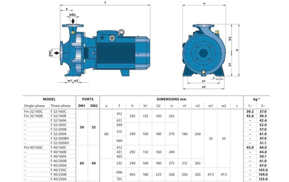 Pedrollo F 40/250B 400V - main (2)