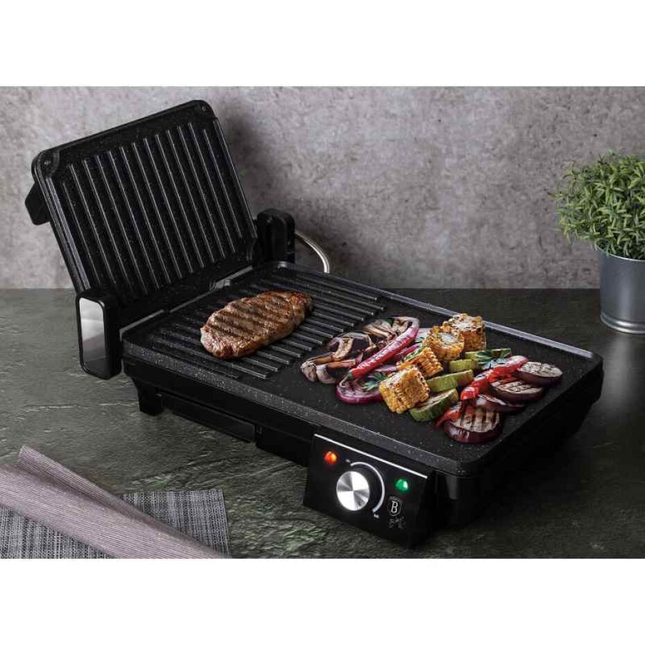 BERLINGERHAUS Elektrický kontaktní gril multifunkční Royal Black Collection BH-9137 - main (2)