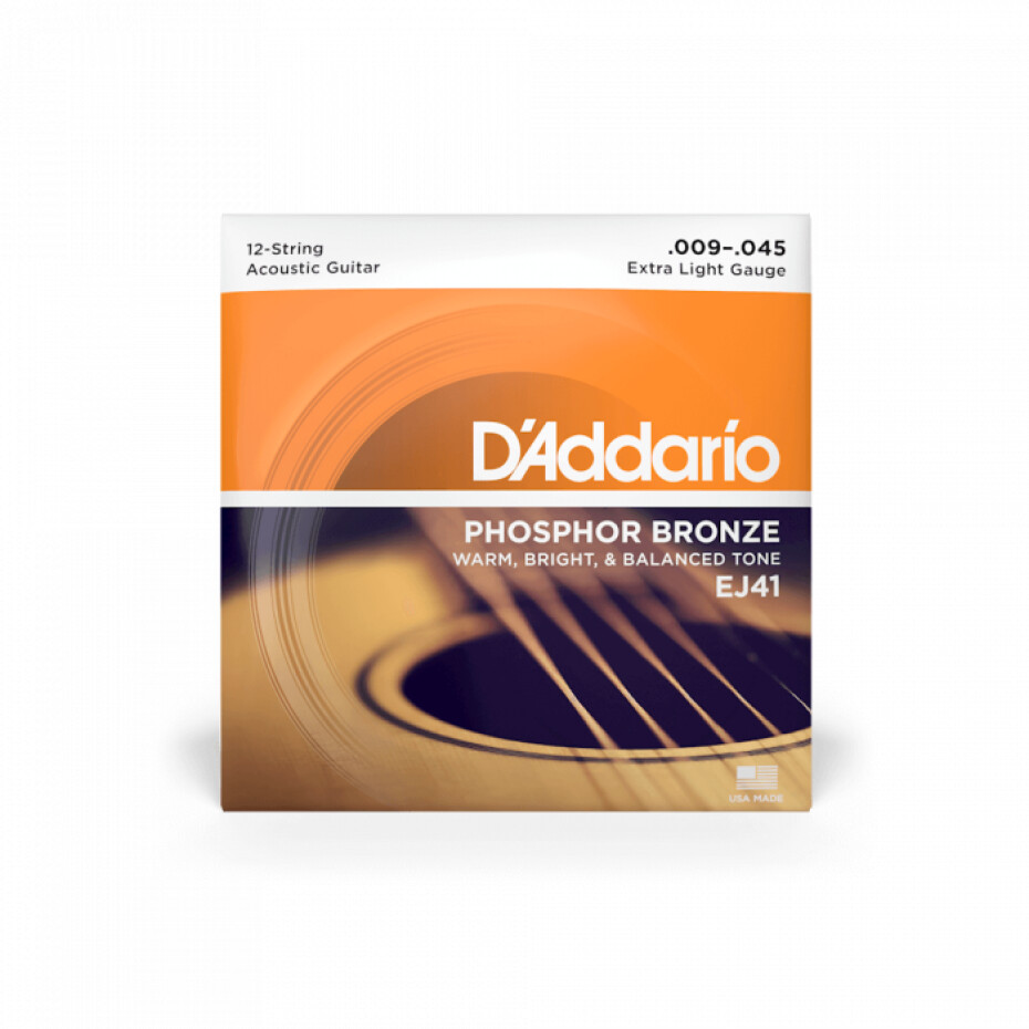 D'Addario EJ41 Phosphor Bronze 12 Extra Light - .009 - .045 - main (0)