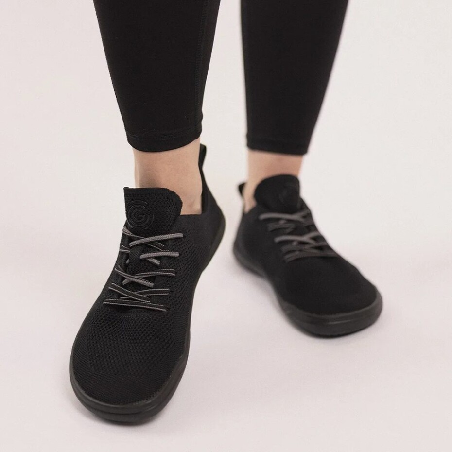 Barefoot sportovní tenisky GROUNDIES ACTIVE KNIT Black, černá - 36 - main (6)