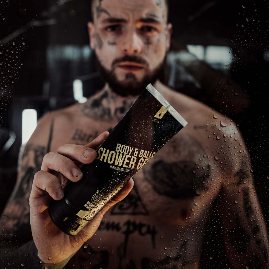 Angry Beards Sprchový gel na tělo a kule Urban Twofinger 230 ml - main (2)