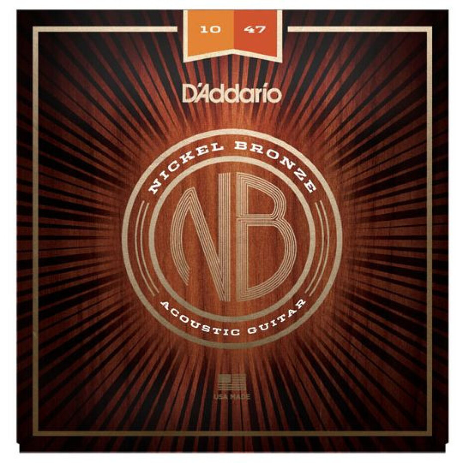 D'Addario NB1047 Nickel Bronze Acoustic Extra Light - main (0)