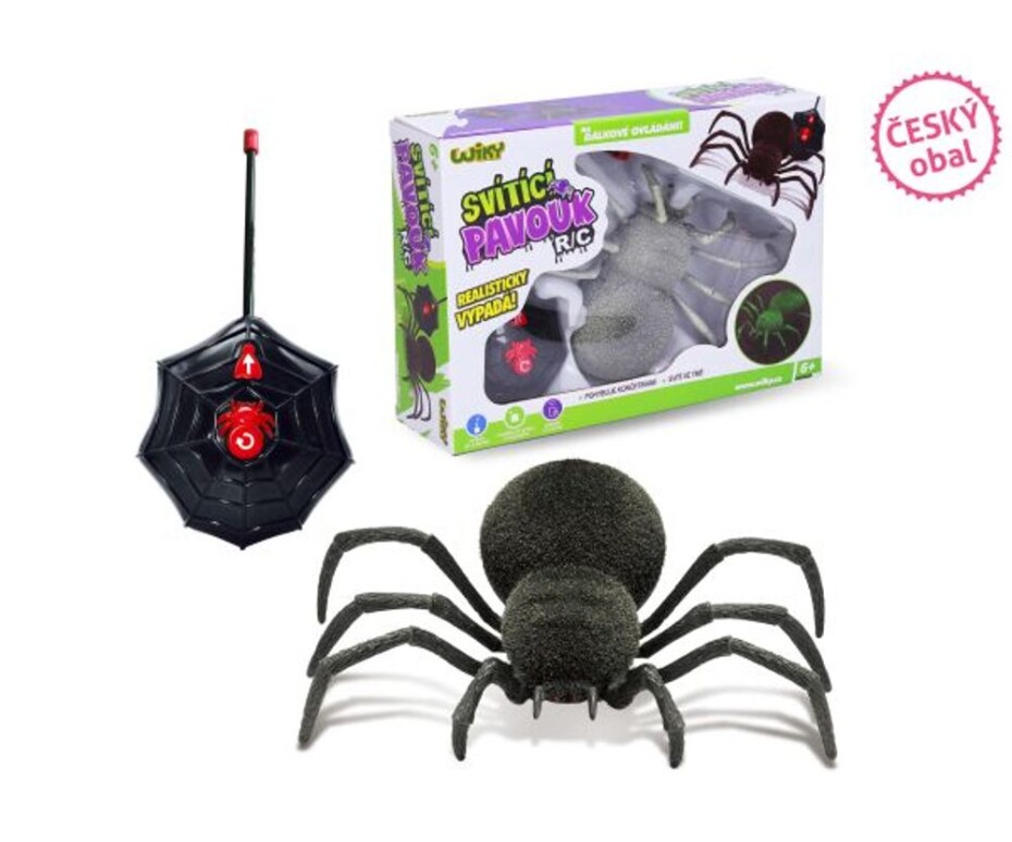 Pavouk RC svítí ve tmě 20 cm - český obal, Wiky RC, W020996 - main (0)