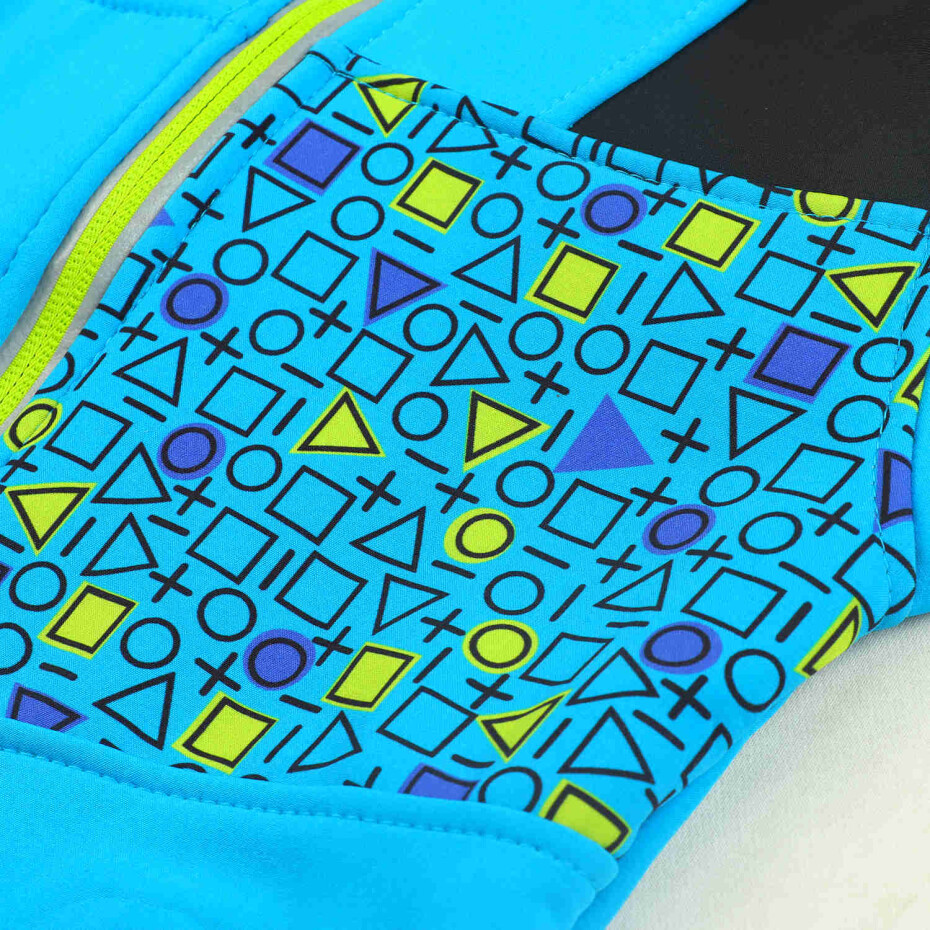 Chlapecká softshellová bunda, zateplená - KUGO QK2930, tyrkysová Barva: Tyrkysová, Velikost: 80 - main (7)