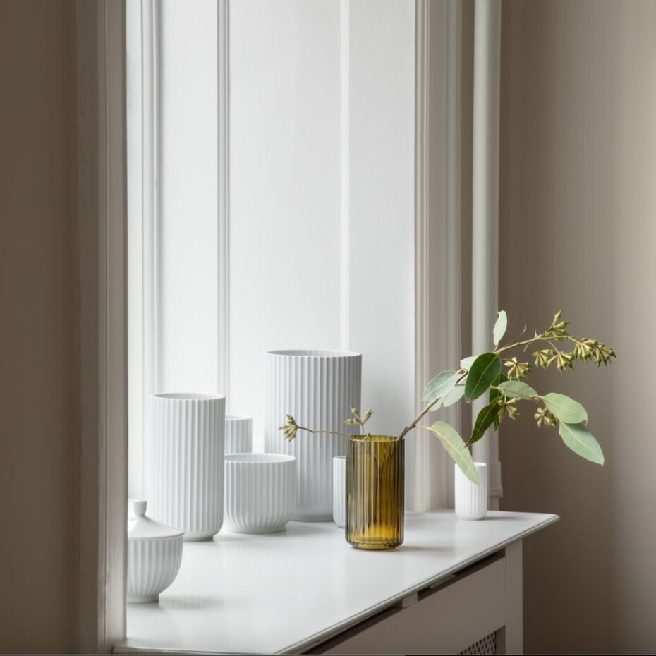 Váza 16 cm, olivově zelená, Lyngby - main (1)