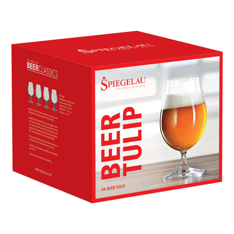 Sklenice na pivo TULIP BEER CLASSICS, sada 4 ks, Spiegelau - main (4)