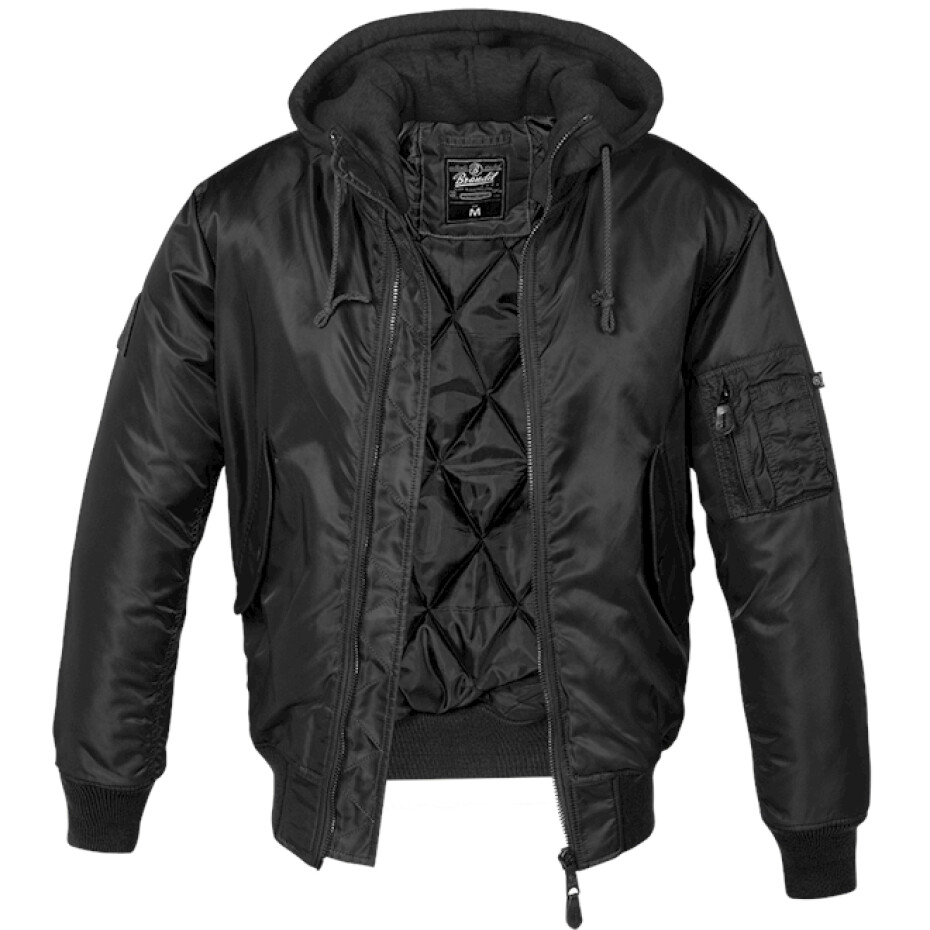 Brandit Bunda MA1 Sweat Hooded černá L - main (0)