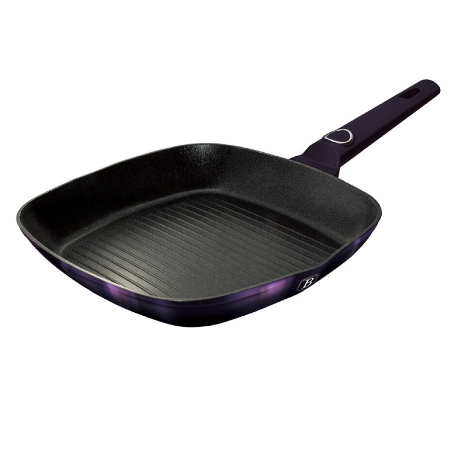 BERLINGERHAUS Pánev grilovací s titanovým povrchem 28 cm Purple Eclipse Collection BH-6634 - main (3)