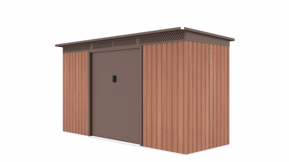 G21 Zahradní domek G21 GRAH 483 - 340 x 142 cm, hnědý G21-6390092 - main (2)