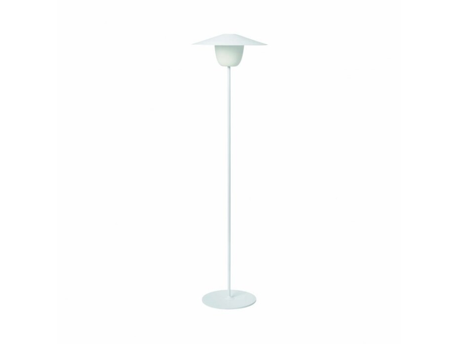 Stojací lampa, LED, přenosná, vysoká, bílá, Blomus - main (0)