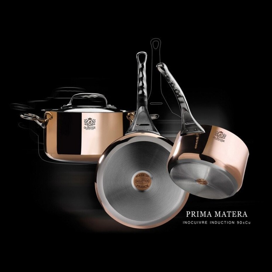 Hrnec PRIMA MATERA 24 cm, na indukci, s nerezovou poklicí, měď, de Buyer - main (3)