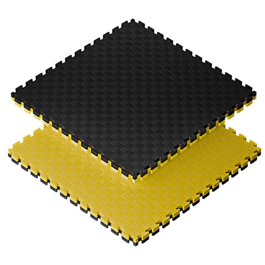 Sportago Tatami Taekwondo podložka 100x100cm černá-žlutá - main (0)