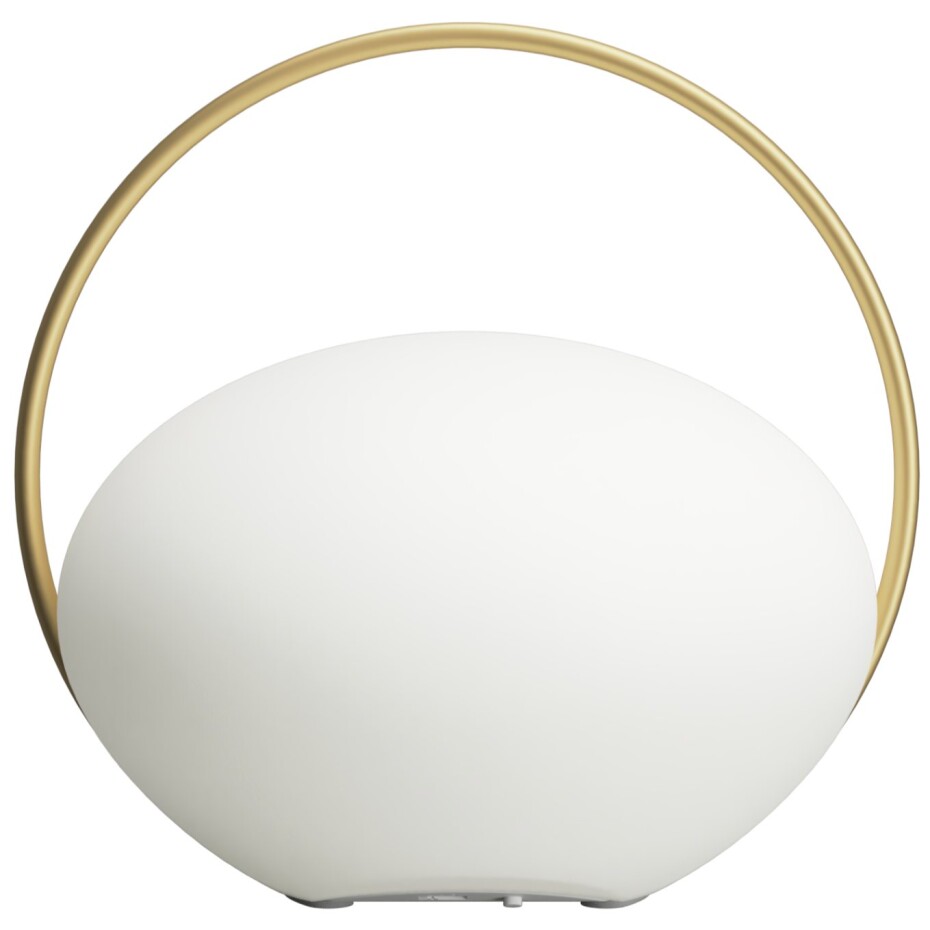 Přenosná stolní lampa ORBIT 19 cm, zlatá, hliník, Umage - main (0)