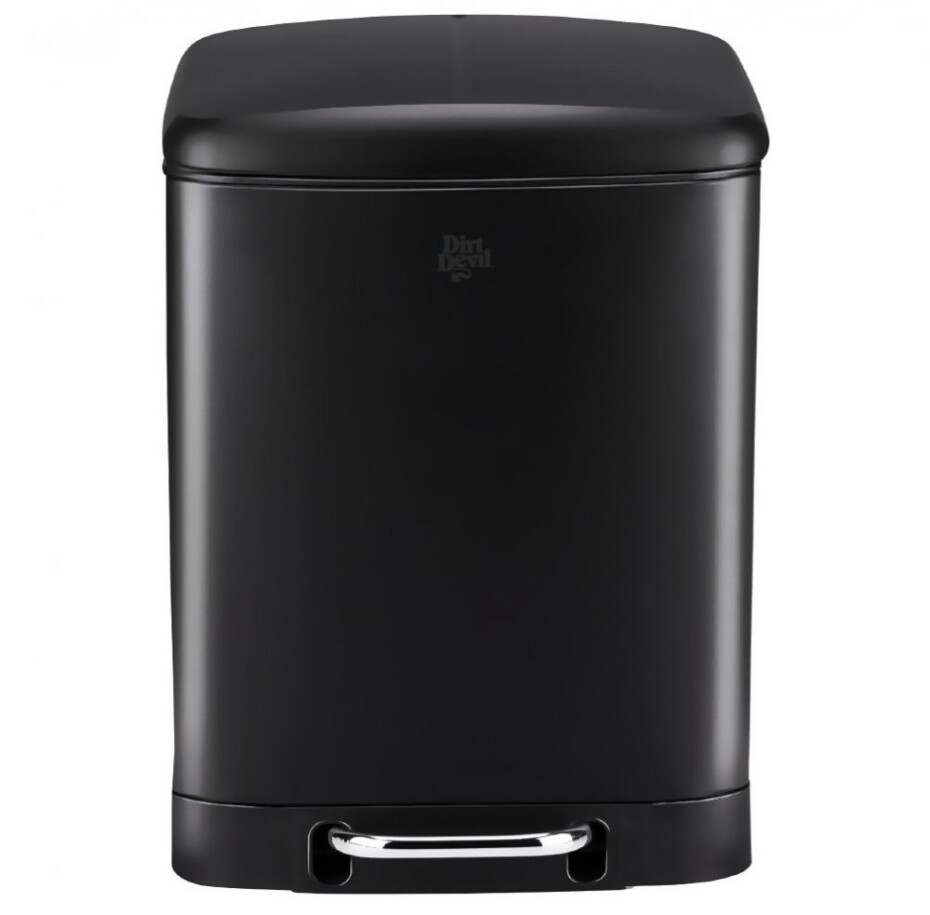 DIRT-DEVIL Odpadkový koš na tříděný odpad 2 x 12 l tiché zavírání černá ED-249507 - main (2)