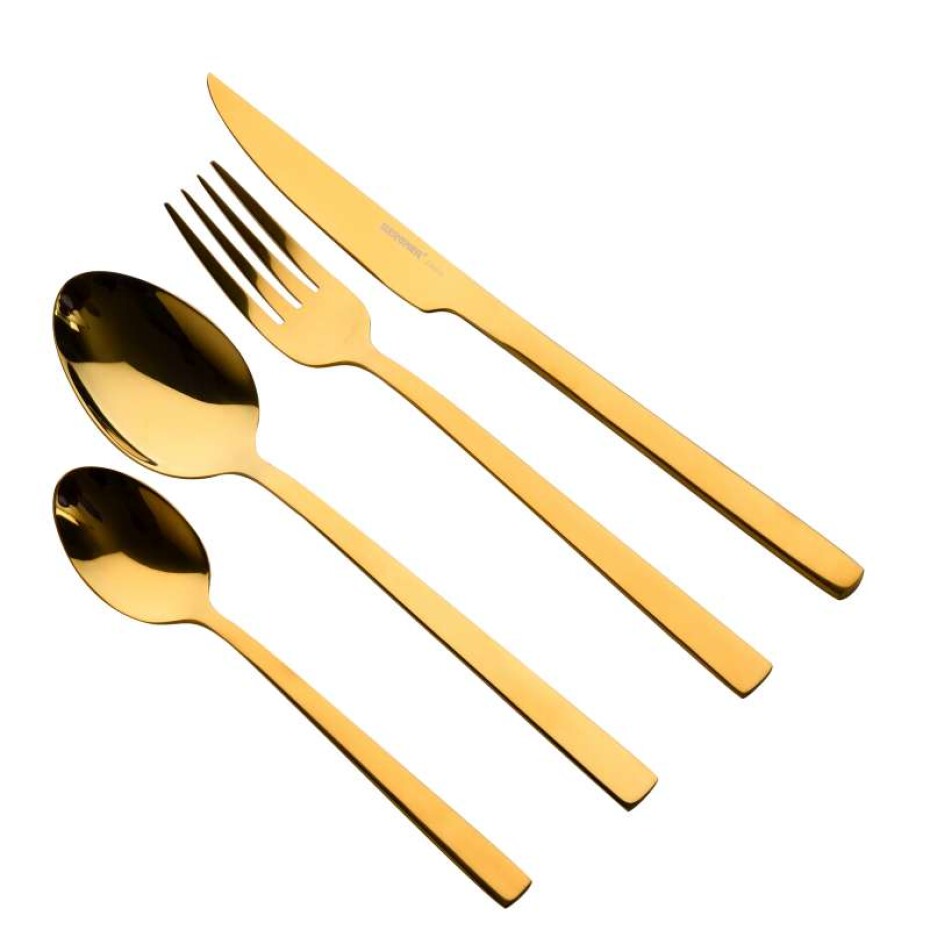BERGNER Sada příborů nerez 24 ks Sofia zlatá BG-45143-GD - main (6)