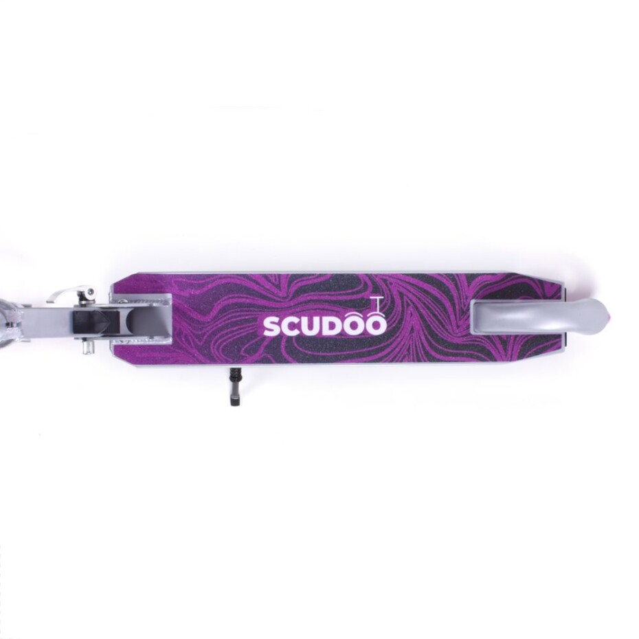 Koloběžka Scudoo Teeno Pro se svítícími kolečky - fialová - main (3)