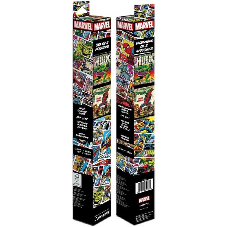 Set 2 plakátů Marvel - Comic Covers (52x38 cm) - main (3)