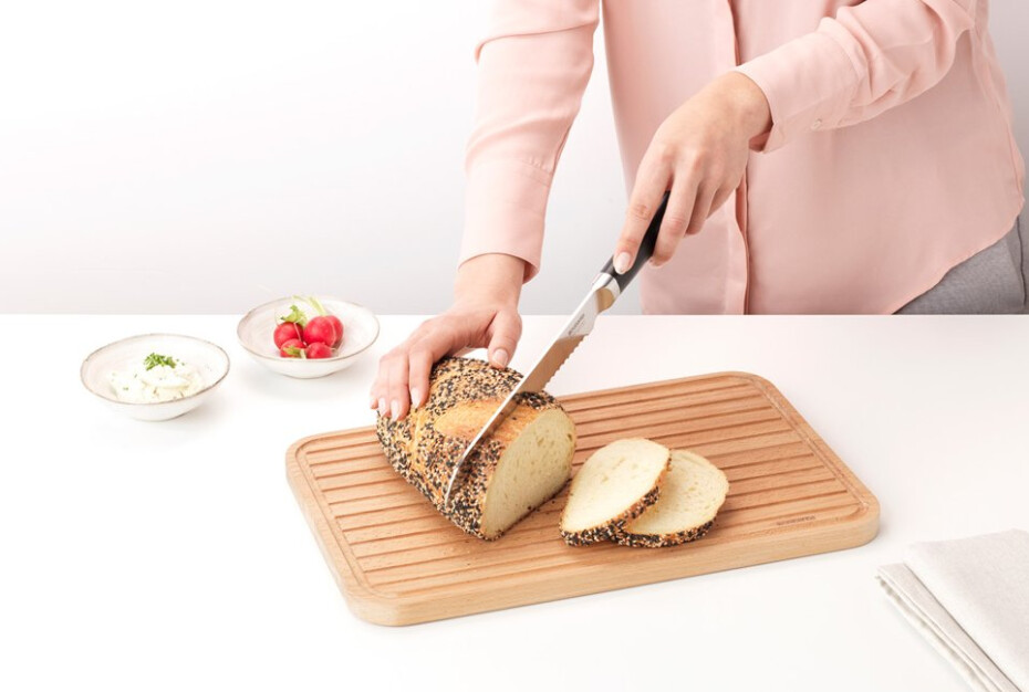 Prkénko na krájení, sada 3 ks, hnědá, dřevo, Brabantia - main (3)