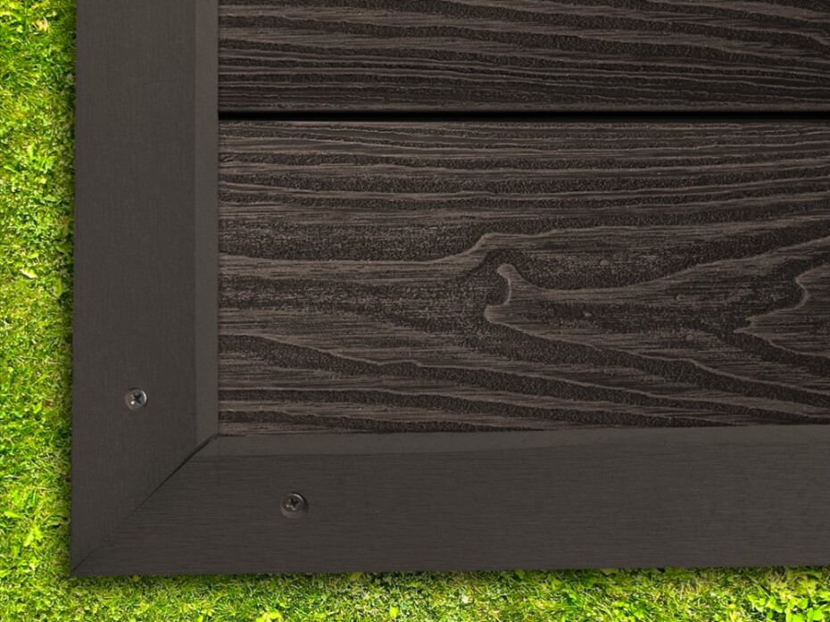 G21 Zakončovácí lišta G21 Dark Wood 4,5 x 4,5 x 300 cm, mat. WPC G21-6391043 - main (1)