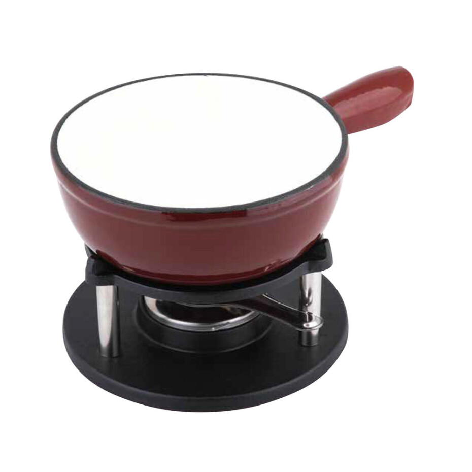 CS SOLINGEN Fondue litinové sada ALPEN červená CS-078263 - main (3)