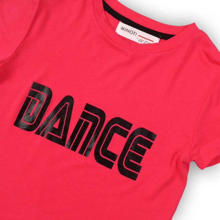 Tričko dívčí s krátkým rukávem, Minoti, DANCE 6, růžová - 98/104 | 3/4let - main (2)
