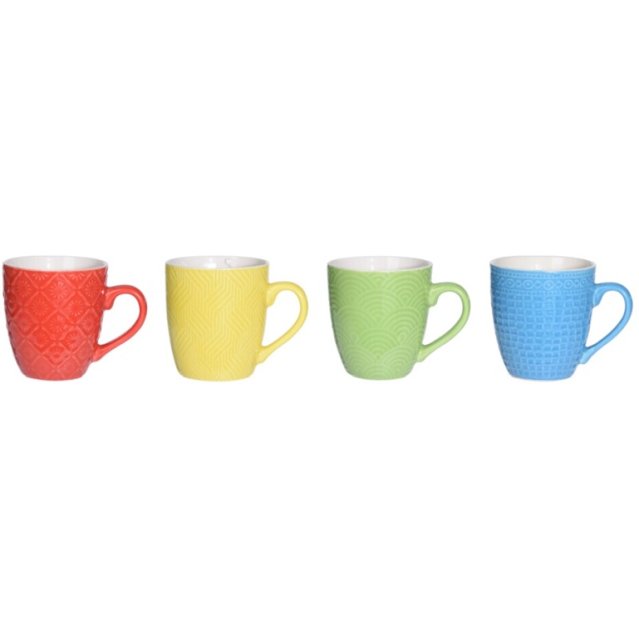 EXCELLENT Hrnek sada 4 ks porcelánový 240 ml KO-Q96000080 - main (1)