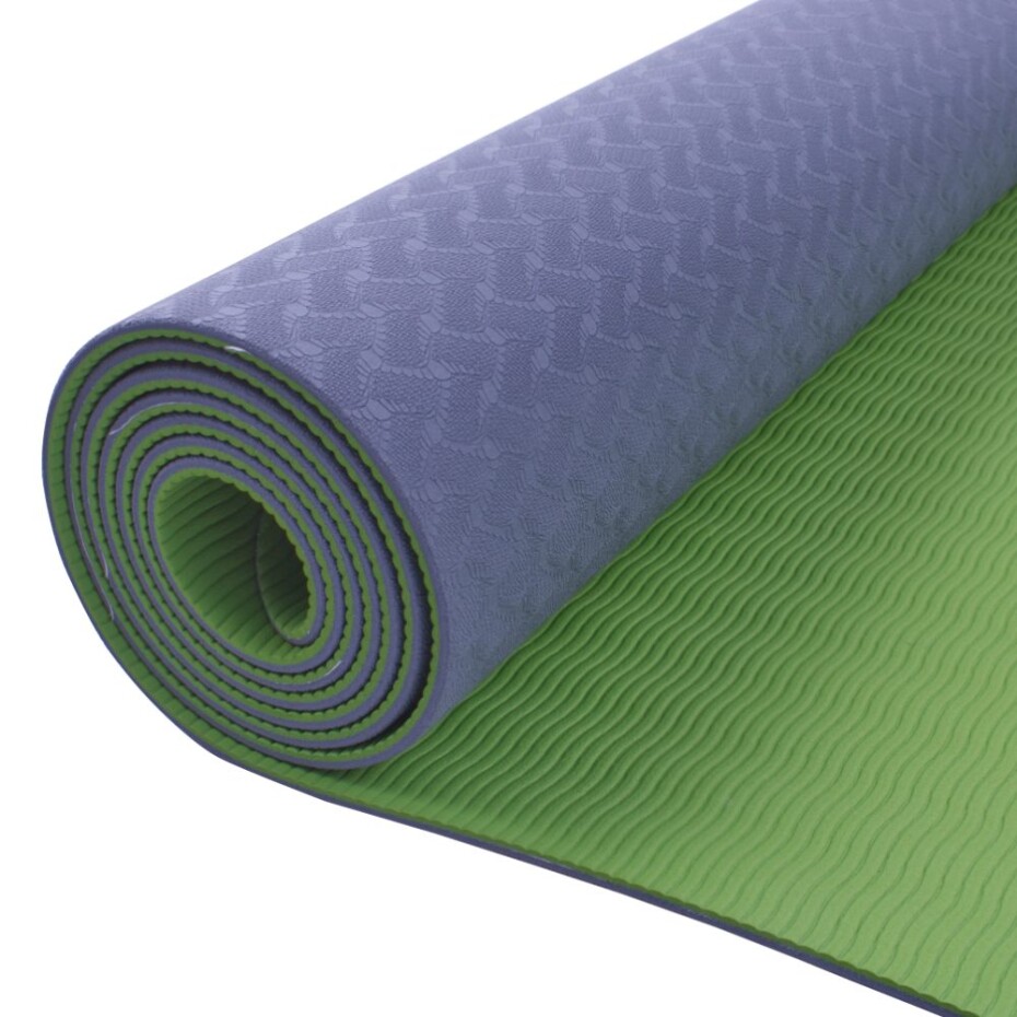 Podložka na cvičení Sportago TPE Yoga dvouvrstvá 173x61x0,4 cm, šedá - main (10)