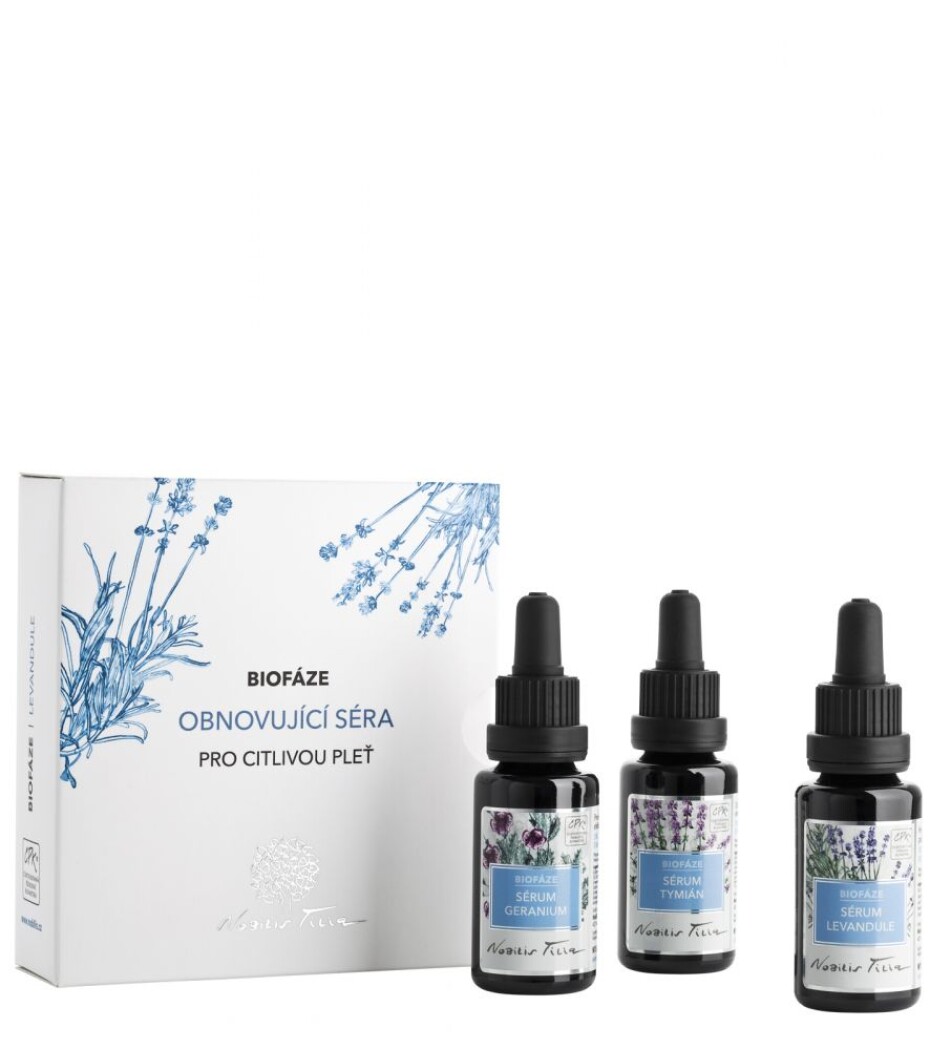 Nobilis Tilia Biofáze Obnovující séra Levandule 3 x 20 ml - main (0)