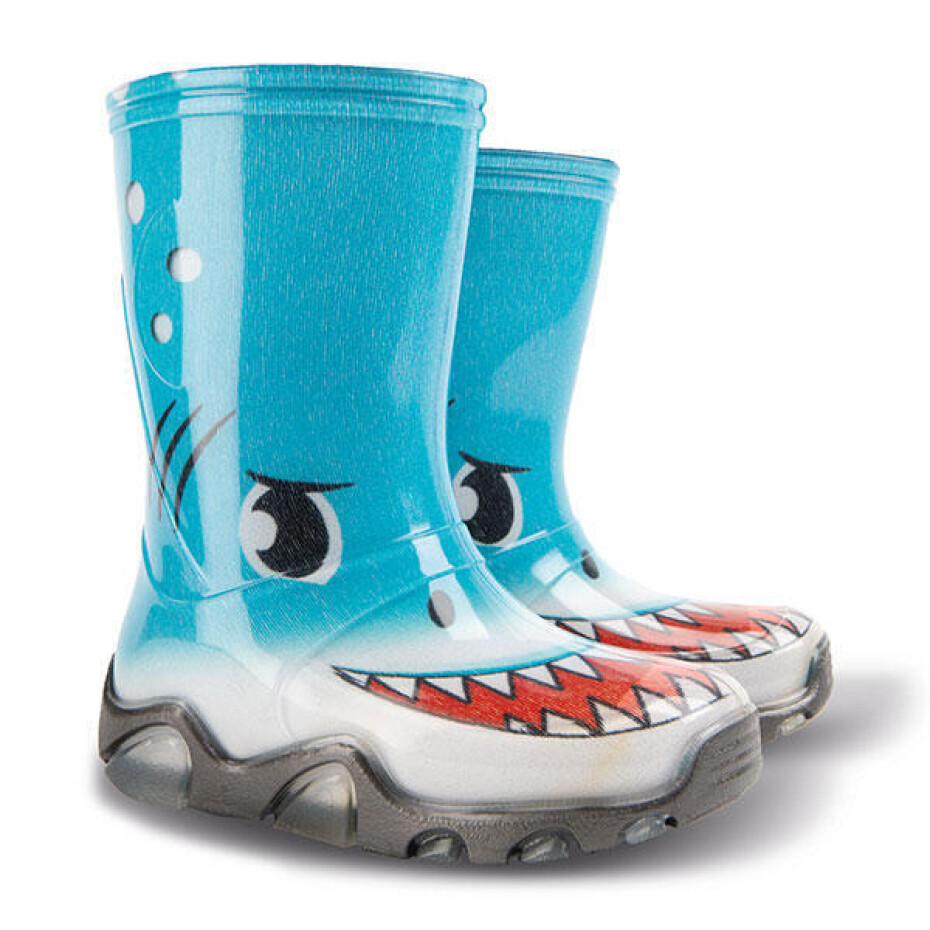 Dětské holínky Demar - HAWAI PRINT AR 0030 - žralok/ shark Barva: Modrá, Velikost: 26-27 - main (0)