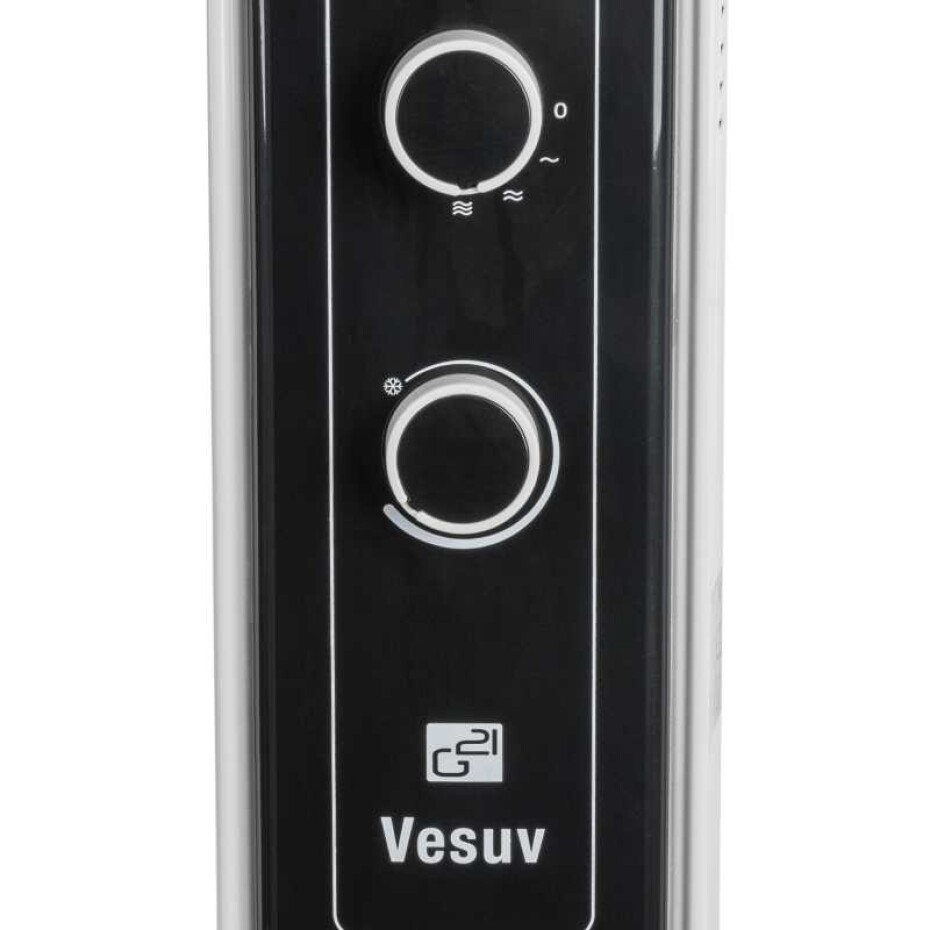 G21 Olejový radiátor G21 Vesuv bílý, 9 žeber, 2000 W G21-777063 - main (4)
