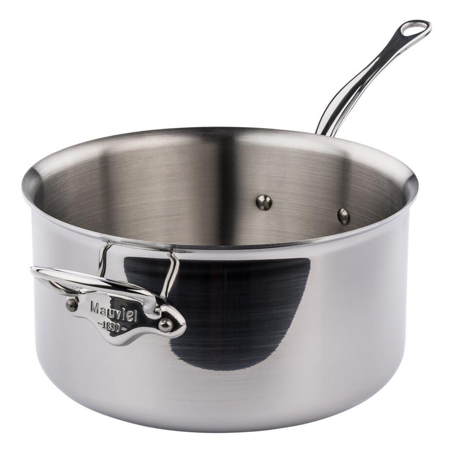 Rendlík 24 cm,  s pomocným nerezovým uchem a rukojetí, MAUVIEL - main (1)