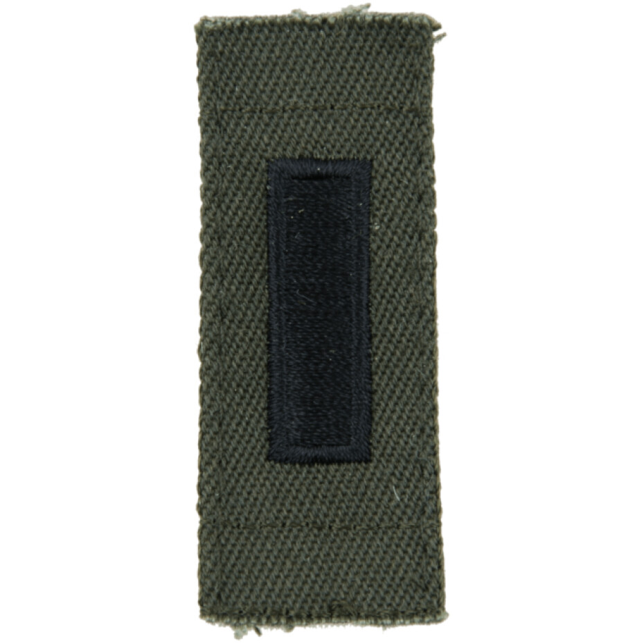 Nášivka: Hodnost US ARMY límcová 1st Lieutenant olivová | černá - main (0)
