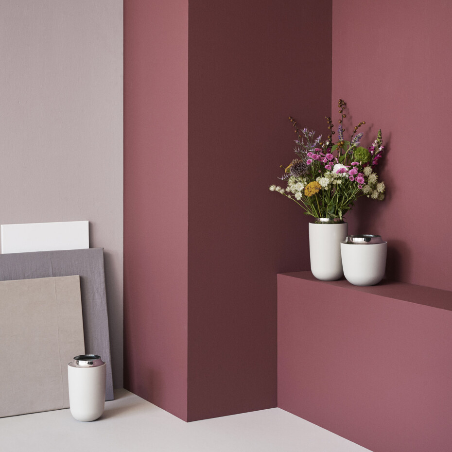 Váza CONCAVE 15 cm, písková, nerezová ocel, Stelton - main (1)