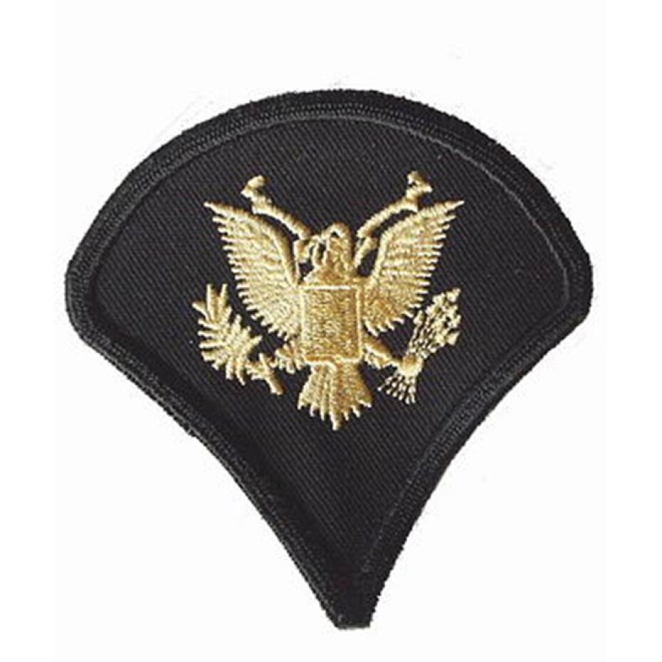 Nášivka: Hodnost US ARMY rukávová Specialist Fourth Class černá | žlutá - main (0)