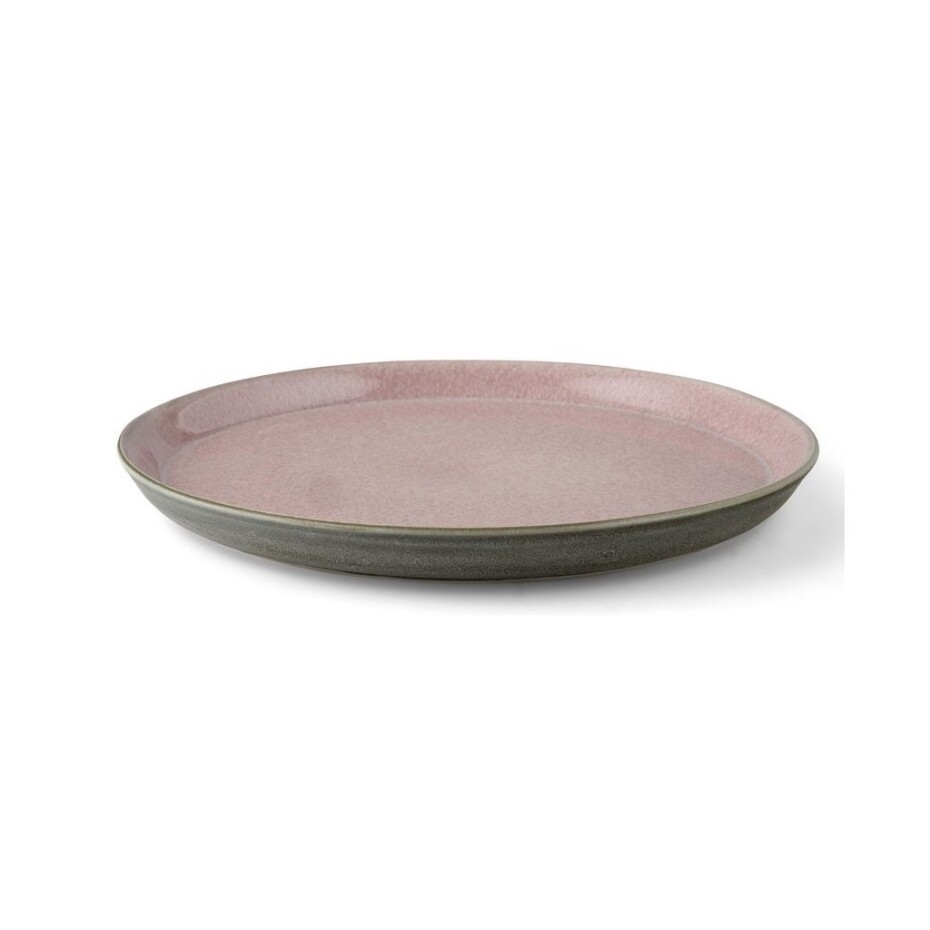 Servírovací talíř 27 cm, šedá / růžová, Bitz - main (1)