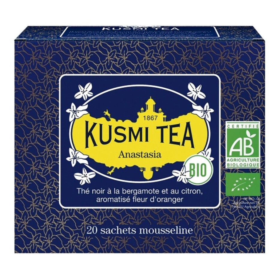 Černý čaj Anastasia, 20 mušelínových sáčků, Kusmi Tea - main (0)