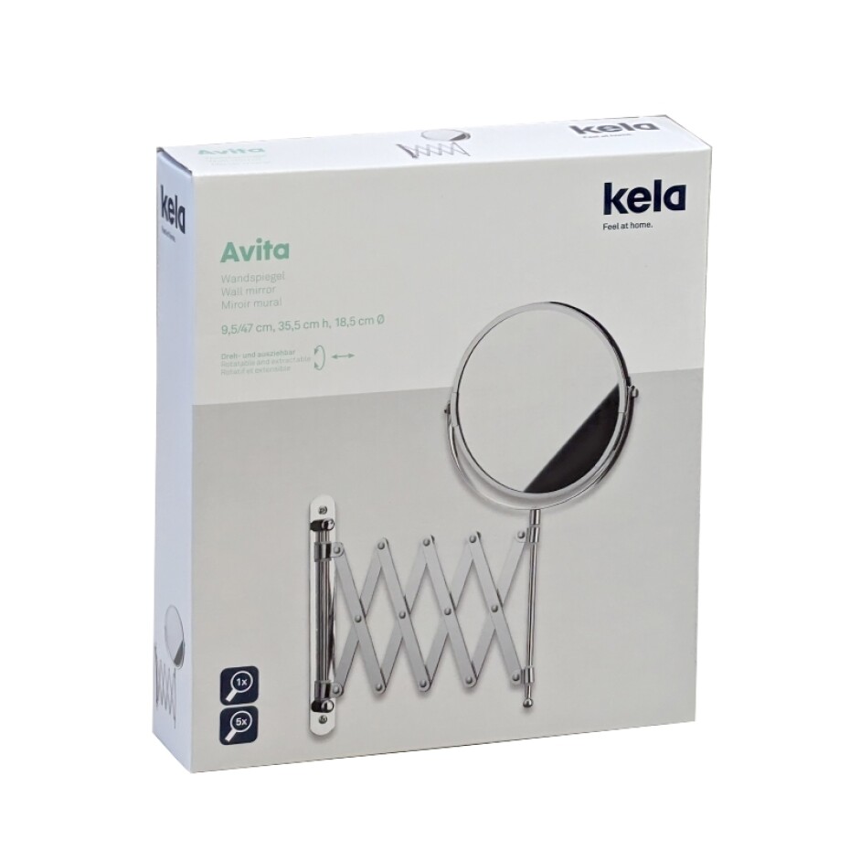 KELA Kosmetické zrcátko nástěnné AVITA KL-20847 - main (5)
