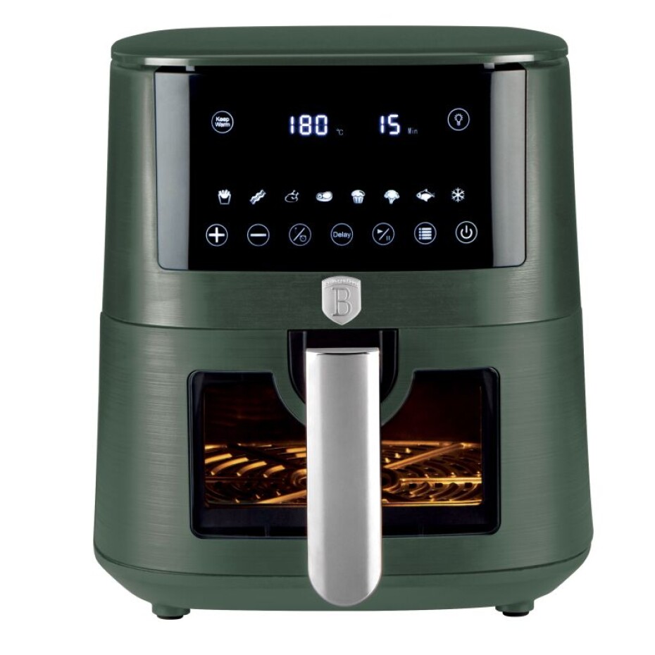 BERLINGERHAUS Horkovzdušná fritéza digitální 8 l Matte Green Collection BH-9710 - main (1)