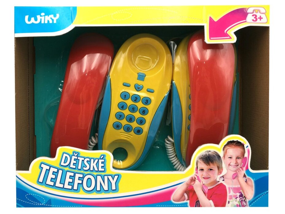 Dětské drátové telefony - český obal, Wiky, W009623 - main (0)
