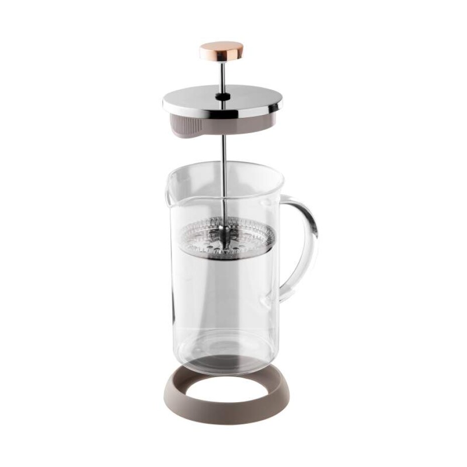 BERLINGERHAUS Konvice na čaj a kávu French press 800 ml Taupe Collection BH-8589 - main (3)