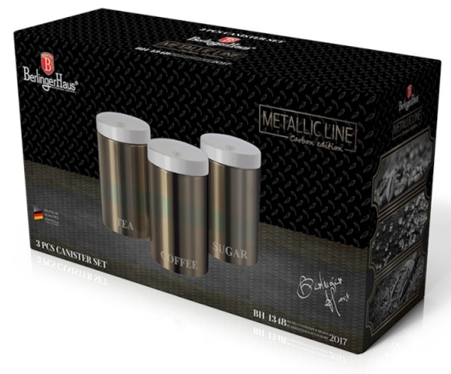 BERLINGERHAUS Dóza na potraviny sada 3 ks Carbon Metallic Line BH-1348 - main (5)