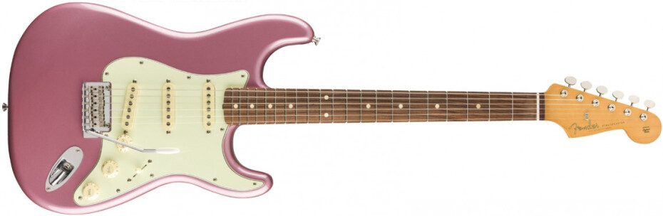 Fender Vintera 60s Stratocaster Modified Burgundy Mist Metallic Pau Ferro - main (0)