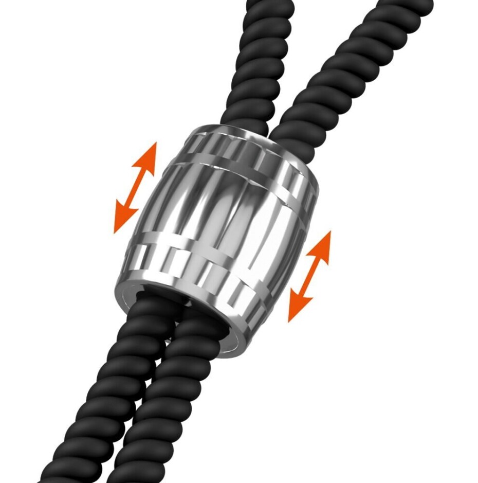 Rebel Heavy Rope Cock Strap Black - main (4)