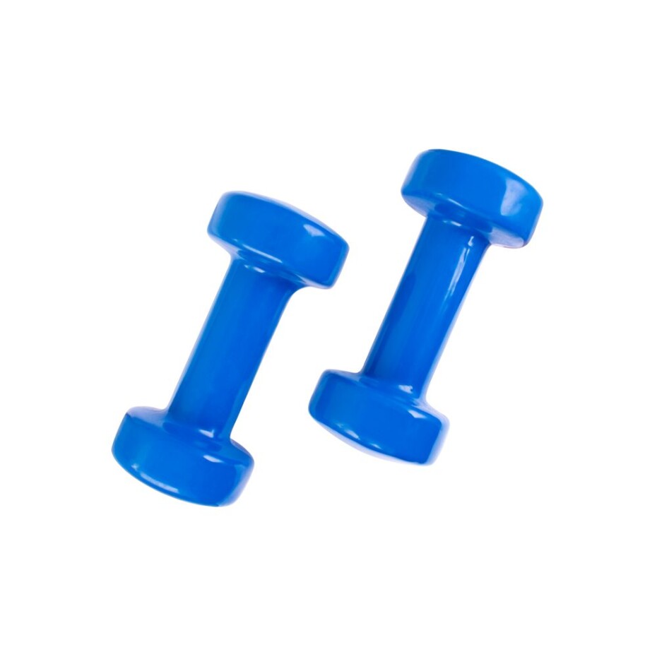 Vinylové činky Sportago Kirby, 2x3kg, modré - main (1)